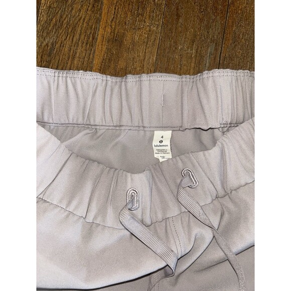 lululemon Street To Studio Drawstring Pants Lined Size 4 - Picture 2 of 5